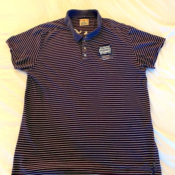 Scotch and Soda men’s embroidered short sleeve collared shirt - Picture 2 of 4